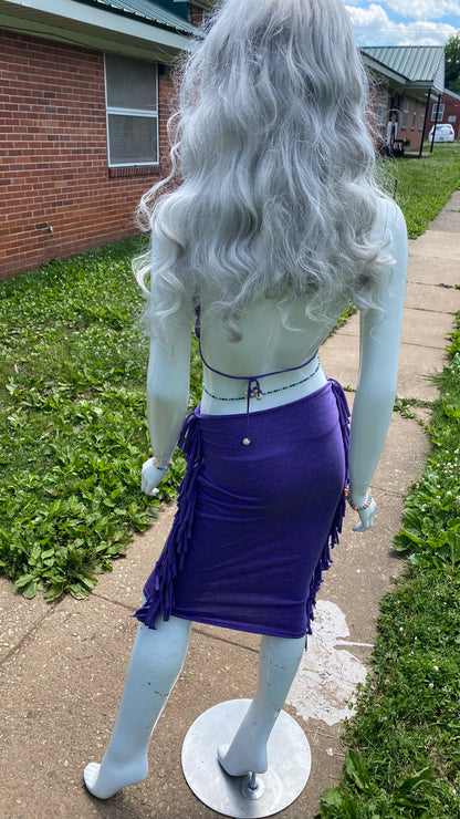 2-PC PURPLE Beach Wear