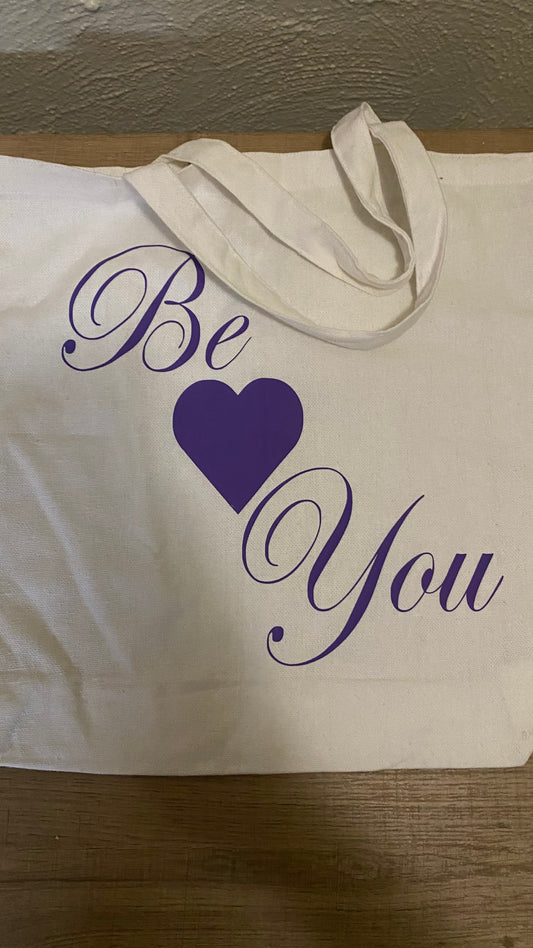Canvas Tote Bag (Be You)